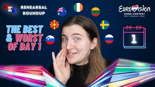 REHEARSAL ROUNDUP: Day One (our reviews) // Eurovision 2021