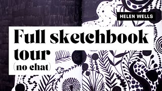 Full sketchbook tour 2022, no chat