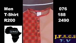 @JFACSPTYLTD Shweshwe African Traditional T-shirt 2024