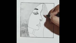 #Easy sad girl drawing#full video kaliya YouTube channel subscribe kra#