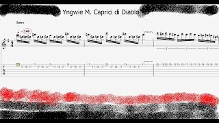 Yngwie  M. Caprici Di Diablo (free tabs) + lesson