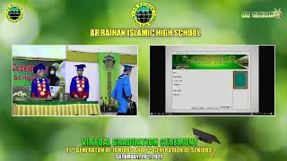 PROSESI PENGUKUHAN WISUDAWAN II AR RAIHAN VIRTUAL GRADUATION 2021