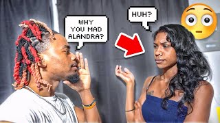 CALLING MY GIRLFRIEND BY HER FIRST NAME PRANK!! **GETS HEATED**