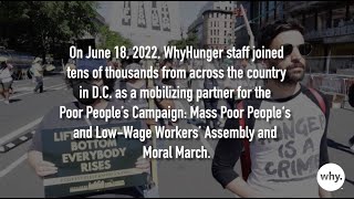 The Poor People's Campaign: Mass Poor People’s and Low-Wage Workers’ Assembly and Moral March