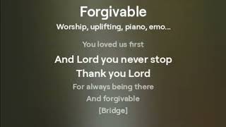 Forgivable Lyric Video