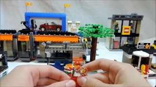 Обзор LEGO City 60097 городская площадь 1 часть