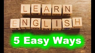 5 Ways to Improve your English - BEST & EASY STEPS