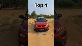 Top 4 best selling suv in june 2023 .. 🤔#tata,#kia,#hyundai,#marutisuzuki