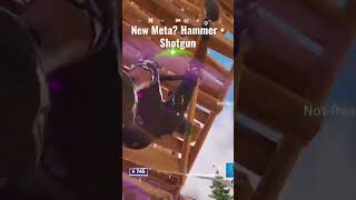 New Meta?? Hammer and Shotgun #fn #fortnite #kill #recommended #fyp