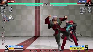 KOF XV Orochi yashiro 4f safe jump after meterless BnB