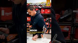 Ridgid 18V brushless oscillating multi-tool