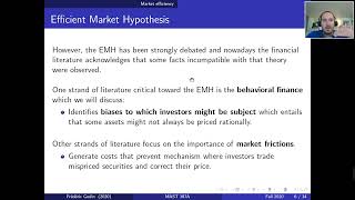 IQF Chapter 7 Part1 (The Efficient Market Hypothesis (EMH), market anomalies)