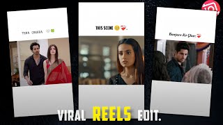 Viral White Background Reels Video Editing - in Inshot Video Editor .