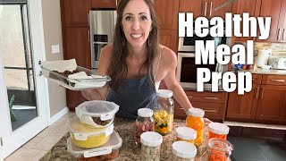 Healthy MEAL PREP || lunch + dinner + snacks