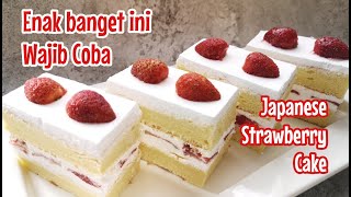 strawberry cake from japan / japanese strawberry cake