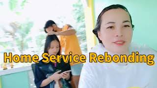 Hair Rebonding at Home / Home Service