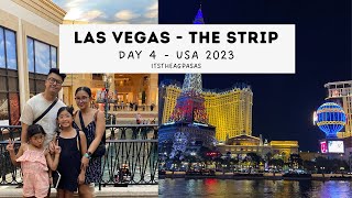 EXPLORING THE STRIP LAS VEGAS | Day 4 - USA Family Travel Vlog 2023