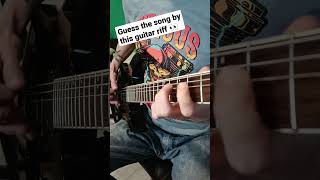 Guess the riff - Beautiful 90s metal GUITAR Intro