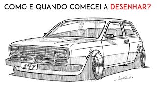 Como e quando comecei a desenhar carros? (Papo desenhado #05)