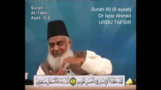 95 Surah Tin Dr Israr Ahmed Urdu