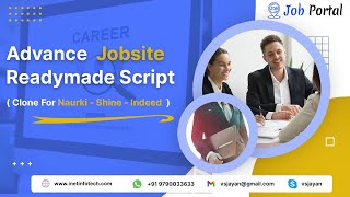 Advance  PHP Readmade  Jobsite  readymade Script Demo clone Naurki - Shine - Indeed  Script