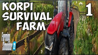 Korpi Survival Farm Multi-Player Live Stream EP 1 Can we SURVIVE Starting Low and Building Up?