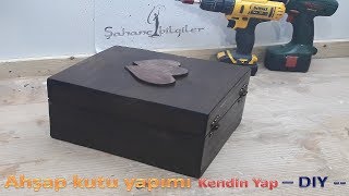 Ahşap Saat Kutusu Yapımı - Kendin Yap