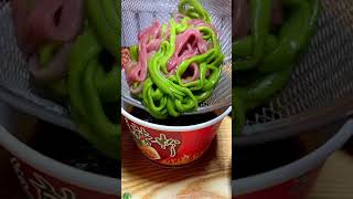 Asian street food noodles