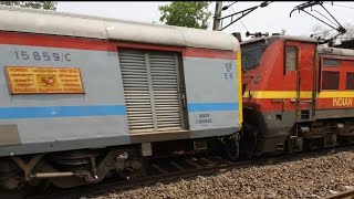 [ERFC] Loco Failure Suffered by Howrah Rajdhani Express || MGS WAP4 In the Lead ||