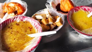 Filipino Street Food | Lugaw with Tokneneng and Tokwa | Street Food Philippines