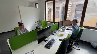 Unsere KollegInnen in Cluj-Napoca und ihr neues Büro