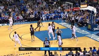 Oklahoma City Thunder vs Sacramento Kings 1st Qtr Highlights   Feb 23, 2018 19 NBA Season