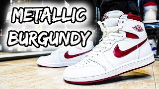 ESTAS JORDAN HUBIESEN SIDO SOLD OUT HACE UNOS AÑOS! JORDAN 1 METALLIC BURGUNDY 85