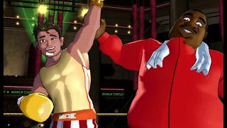 punch-out!! 800 wins glass joe TD champions mode (SUPER HARD)