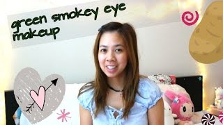 Green Smokey Eye Makeup