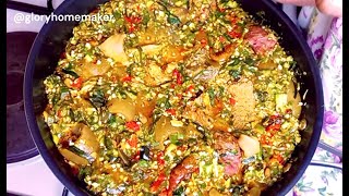 HOW TO MAKE OKRO SOUP | NIGERIAN OKRA SOUP | EASY TO FOLLOW STEPS | GLORY HOMEMAKER