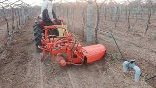 auto Router machine with  Sensor on grapes field/ router machine grapes land