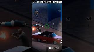 Kill Three Men With Phones - Pure Sniper City Gun Shooting #shorts #viral #viralshorts #sniper