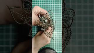 ШПИЛЬКА РУЧНОЙ РАБОТЫ, HANDMADE JEWELRY DIY TUTORIAL