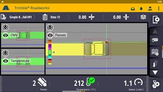 Trimble Roadworks Paving Control Platform for Asphalt Compactors