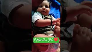 My 5 months old boy trying to speak | Playing with day #cutebaby #baby