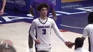 2024 WCAC SEMIS - Gonzaga vs DeMatha HIGHLIGHTS