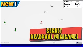 NEW Secret Hidden Deadpool Minigame - Fortnite Battle Royale