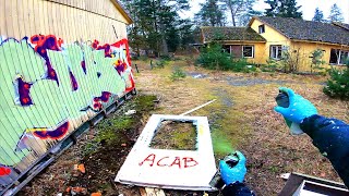 GRAFFITI - This is NOT my House, But i Painted my Name on it - SUCUK 2021