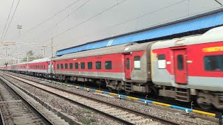 Hazrat Nizamuddin - Madgaon Rajdhani Express Departing Unscheduled Halt From Sawai Madhopur Junction