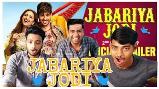 JABARIYA JODI TRAILER REACTION |SIDHARTH MALHOTRA|PARINATI CHOPRA||RE REACTIONS|RR