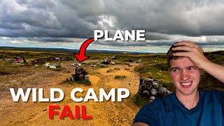 Wild Camp at Crashed Airplane Site