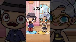 AVATAR WORLD 😍 2024vs1956 #avatarworld #asmr #tocaboca #pazu #tocalifeworld #2024 #trend #tocalife