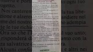 Lettura Salmo 20.