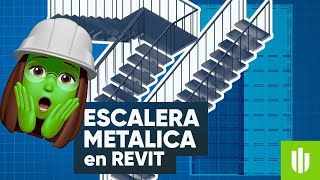 Escalera metalica en Revit: Tutorial Arcux paso a paso (Componente)